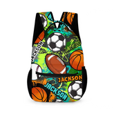 Cool Sports Game Name Customized Backpacks Sports Themed Backpacks
